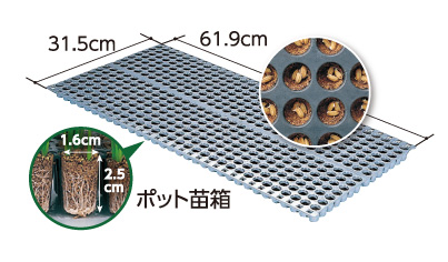 みのるポット成苗移植システム みのる産業株式会社